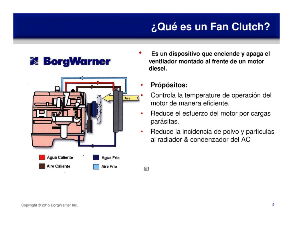 Warner Thermal Fan Clutches Mass Parts USA